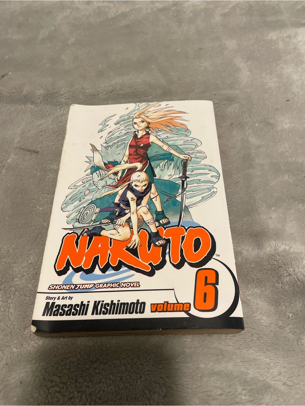 Vintage Naruto Volume 6 Graphic Novel - White Cover